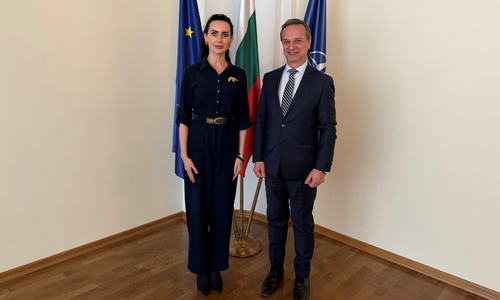 Среща на заместник-министър Ради Найденов с извънредния и пълномощен посланик на Украйна Олеся Илашчук